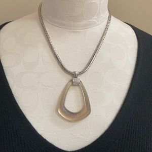 Brighton Neutral statement necklace with crystals